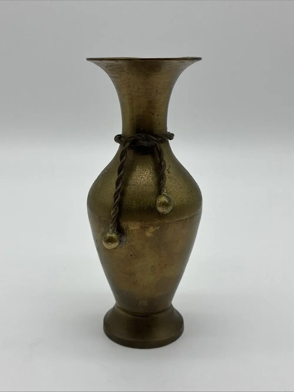 Vintage Messing Vase India Hand Made BRASS